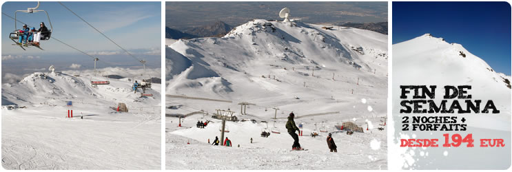 Alojamiento y forfait sierra nevada